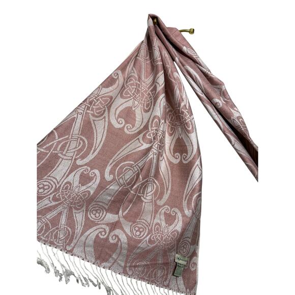 Book of Kells Silk Blend Pashmina Scarf - Picture 2 of 6